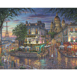 Montmarte 1000 Large Piece Jigsaw Puzzle