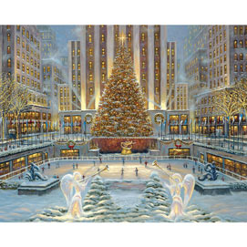 Holidays In New York 1000 Large Piece Jigsaw Puzzle