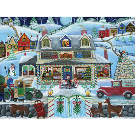 Christmas At Old Family Home 300 Large Piece Jigsaw Puzzle