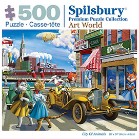 City Of Animals 500 Piece Jigsaw Puzzle