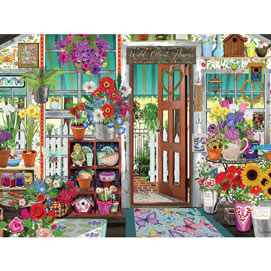 Flower Shop 300 Large Piece Jigsaw Puzzle