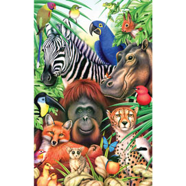  Animal Jigsaw Puzzle 70 Pieces,Rat Puzzles for Adults,6 * 8  inch Unique Difficult and Challenge Large Puzzle Educational Games Toys  Gift : Toys & Games
