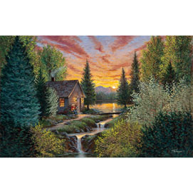 Mountain Music 300 Large Piece Jigsaw Puzzle