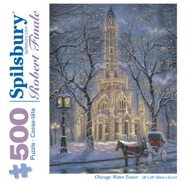 Chicago Water Tower 500 Piece Jigsaw Puzzle