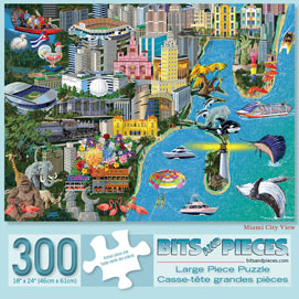Miami 300 Large Piece Jigsaw Puzzle