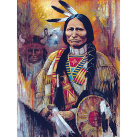 Chief American Horse 500 Piece Jigsaw Puzzle