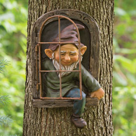 Wise Old Tree Fairy Garden Miniature Tree Old Man Face 