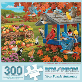 Fall Feeder and Harvest 300 Large Piece Jigsaw Puzzle