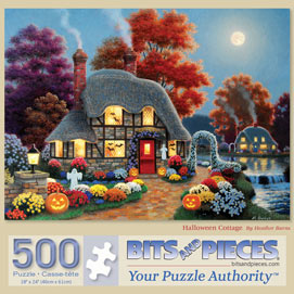 Halloween Cottage 500 Piece Jigsaw Puzzle