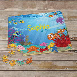 Personalized Kid's Puzzle - Underwater Adventure
