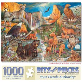 National Park Wildlife 1000 Piece Jigsaw Puzzle
