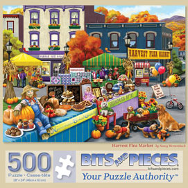 Harvest Flea Market 500 Piece Jigsaw Puzzle
