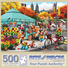 Parkside Flowers 500 Piece Jigsaw Puzzle