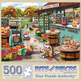 Visiting the Cider Mill 500 Piece Jigsaw Puzzle