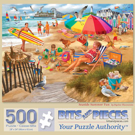 Beach Umbrellas Summer Vacation 1000 Piece Jigsaw Puzzle