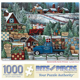 Buttermilk Farm Winter 1000 Piece Jigsaw Puzzle