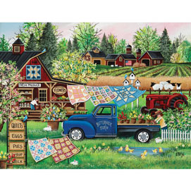 Buttermilk Farm Spring 1000 Piece Jigsaw Puzzle