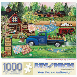 Buttermilk Farm Spring 1000 Piece Jigsaw Puzzle