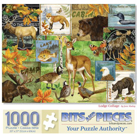 Lodge Collage 1000 Piece Jigsaw Puzzle