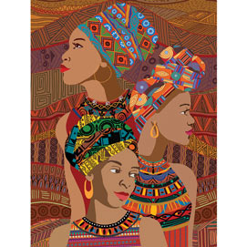 Three Women 500 Piece Jigsaw Puzzle