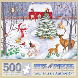 Winter Landscape 500 Piece Jigsaw Puzzle