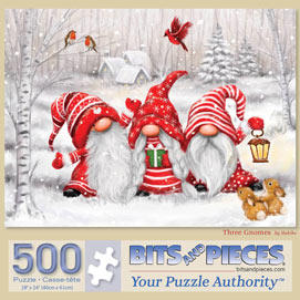 Three Gnomes 500 Piece Jigsaw Puzzle