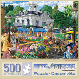 Victorian Spring 500 Piece Giant Jigsaw Puzzle
