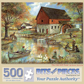 The Old Mill Pond 500 Piece Jigsaw Puzzle