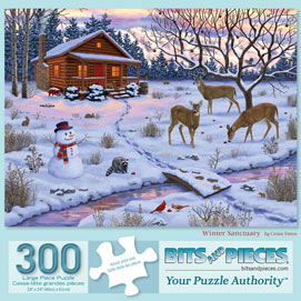 Winter Sanctuary 300 Large Piece Jigsaw Puzzle