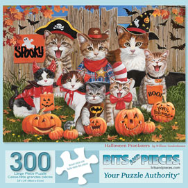 Halloween Pranksters 300 Large Piece Jigsaw Puzzle