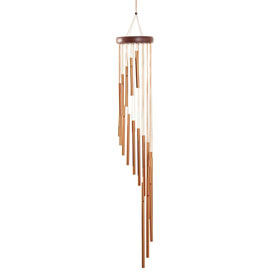 Cascading Bronze Wind Chime