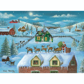 A Visit from Santa 500 Piece Jigsaw Puzzle