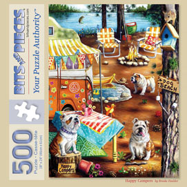 Happy Campers 500 Piece Jigsaw Puzzle