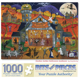 HeeBee JeeBee Halloween Jamboree 1000 Piece Jigsaw Puzzle