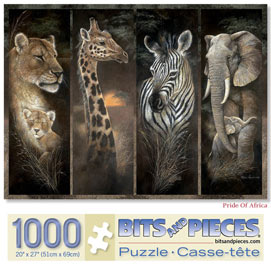 Pride of Africa 1000 Piece Giant Jigsaw Puzzle