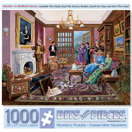 Murder at Bedford Manor 1000 Piece Story Jigsaw Puzzle