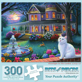 Moonlight In the Garden 300 Large Piece Jigsaw Puzzle