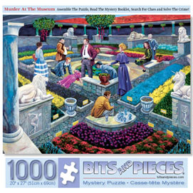 Murder at the Museum 1000 Piece Story Jigsaw Puzzle