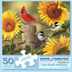 Sunflower And Songbirds 50 Large Piece Jigsaw Puzzle