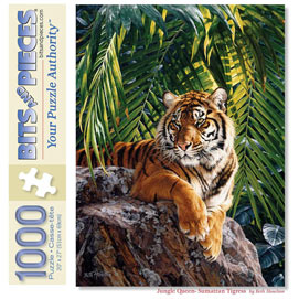 Jungle Queen-Sumatran Tigress 1000 Piece Jigsaw Puzzle