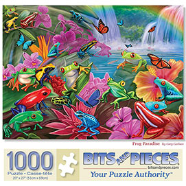 Frog Paradise 1000 Piece Jigsaw Puzzle