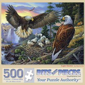 Eagle Shelter 500 Piece Jigsaw Puzzle