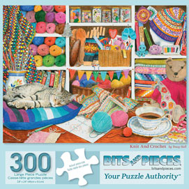 Knit And Crochet 300 Large Piece Jigsaw Puzzle