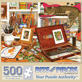 Draw And Paint 500 Piece Jigsaw Puzzle