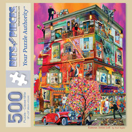 Famous Artist Loft 500 Piece Jigsaw Puzzle