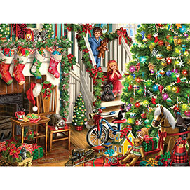 Christmas Morning Surprise 300 Large Piece Jigsaw Puzzle