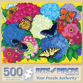 Hydrangea Happiness 500 Piece Jigsaw Puzzle