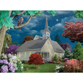 Silent Summer Night 300 Large Piece Jigsaw Puzzle