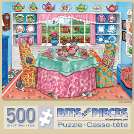 Tea Room 500 Piece Jigsaw Puzzle