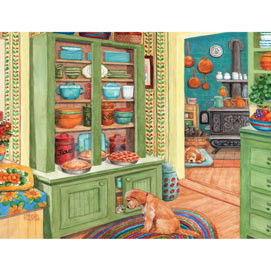 Keeping the Pies Safe 300 Large Piece Jigsaw Puzzle